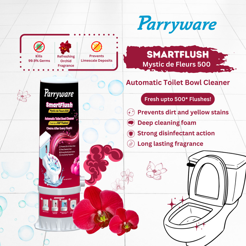 Parryware SmartFlush Automatic Toilet Bowl Cleaner Mystic de