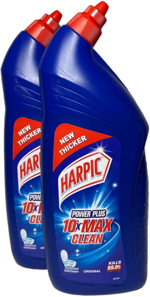 Harpic New thicker power plus 10x max clean toilet cleaner Liquid