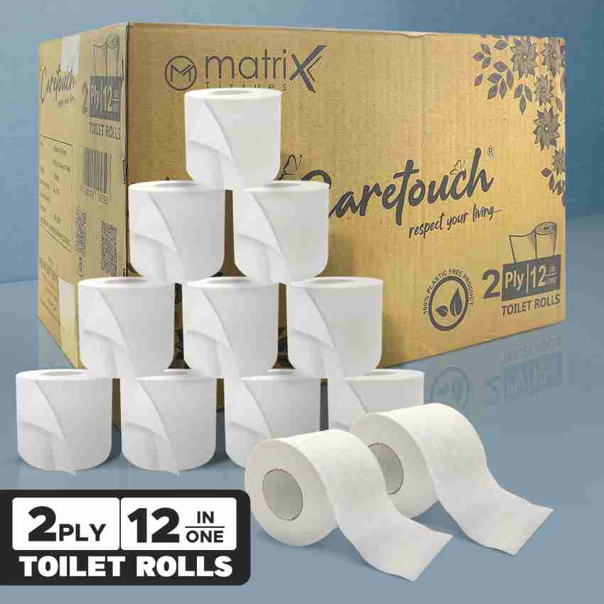 B S NATURAL 3 Ply Toilet Paper Rolls, Safe and Hygienic Soft Touch