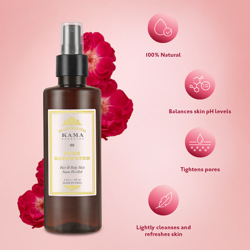 KAMA AYURVEDA Pure Rose Water Men & Women - Price in India