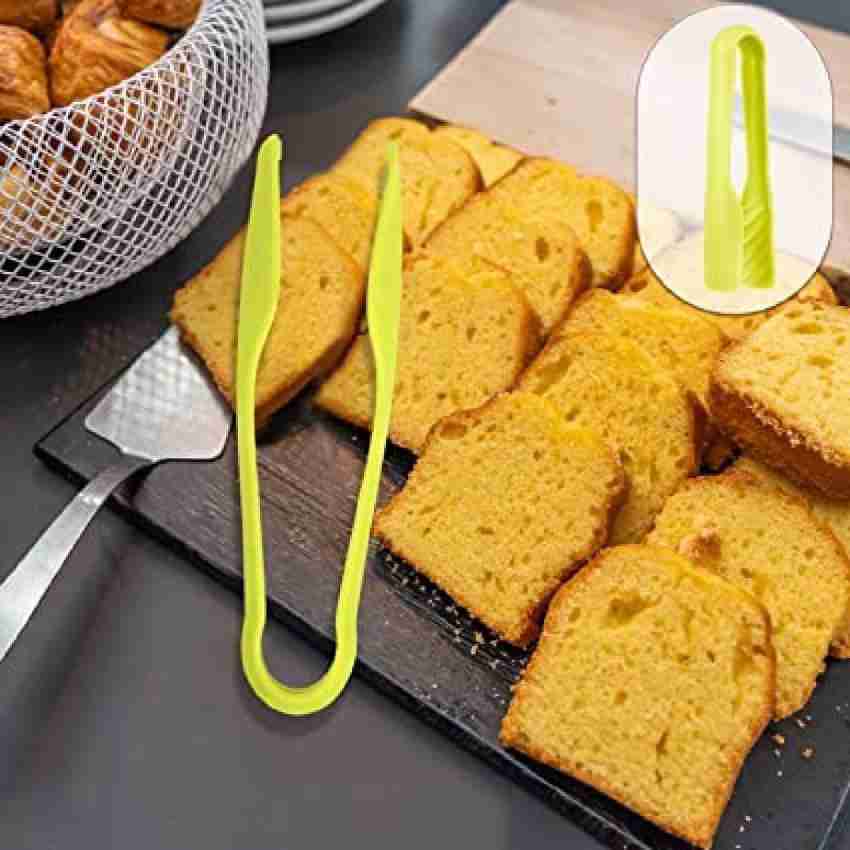 Plastic Kitchen Tongs Reusable Serving Tongs Non-Slip Bread Clip