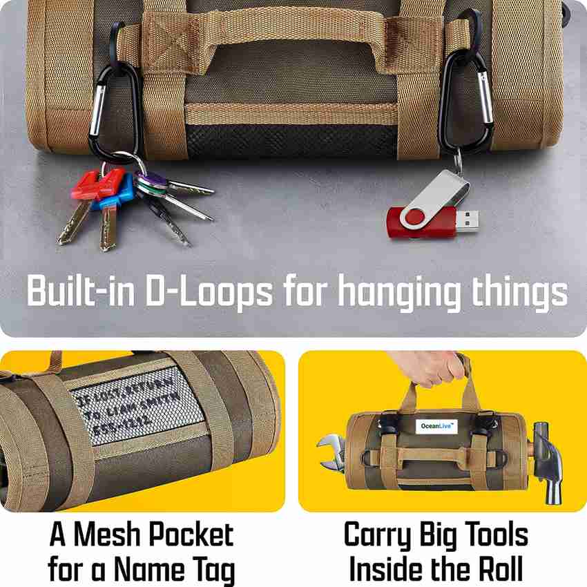 OceanLive Heavy Duty Tool Bag For Electrician Technician Polyester Tool Bag Price in India Buy OceanLive Heavy Duty Tool Bag For Electrician Technician Polyester Tool Bag online at Flipkart