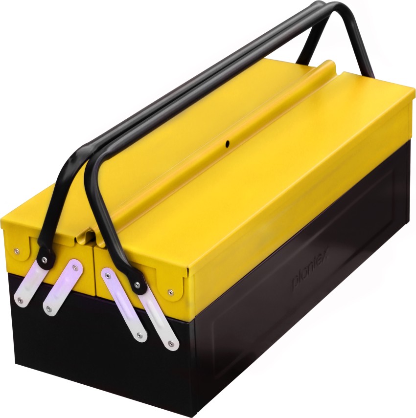 Plantex Metal Tool Box for Tools/Tool Kit Box for Home and Garage/Tool Box  Without Tools-3 Compartment (Yellow & Black) Tool Box Price in India - Buy Plantex  Metal Tool Box for Tools/Tool