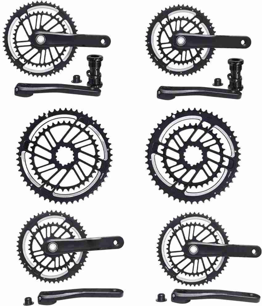 Alloy crankset clearance