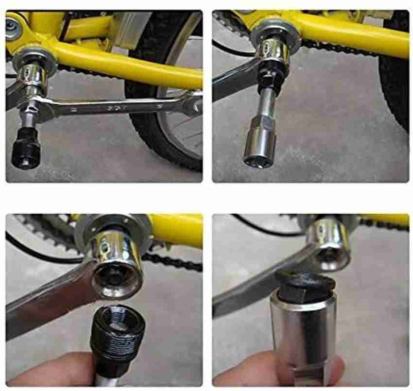 Removing crank discount from mountain bike