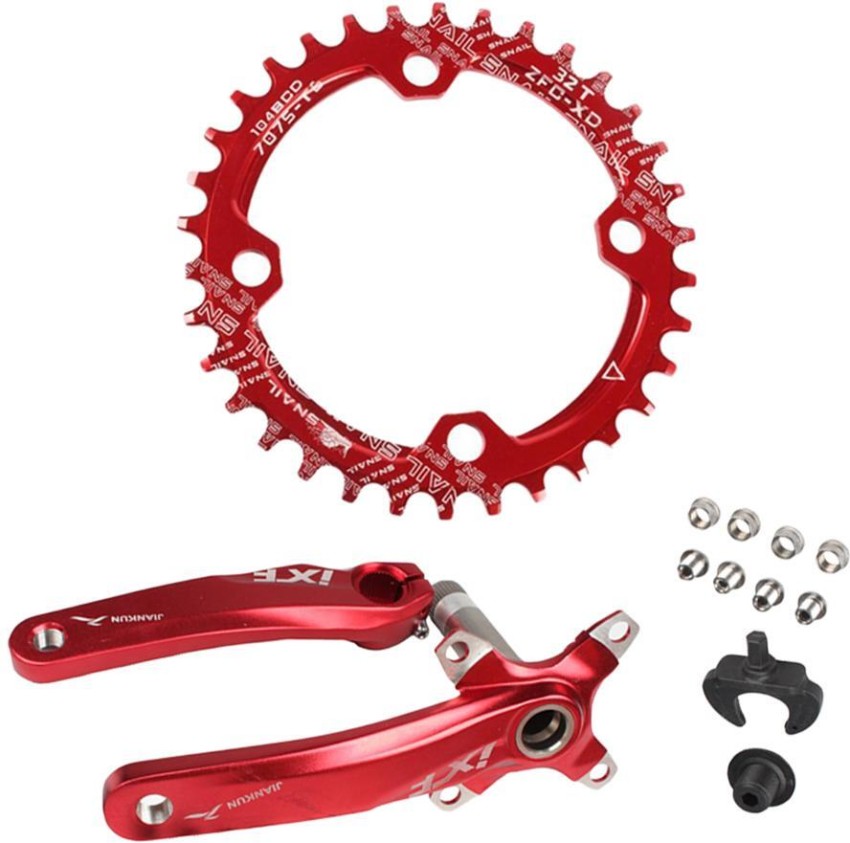 Single piece online crankset