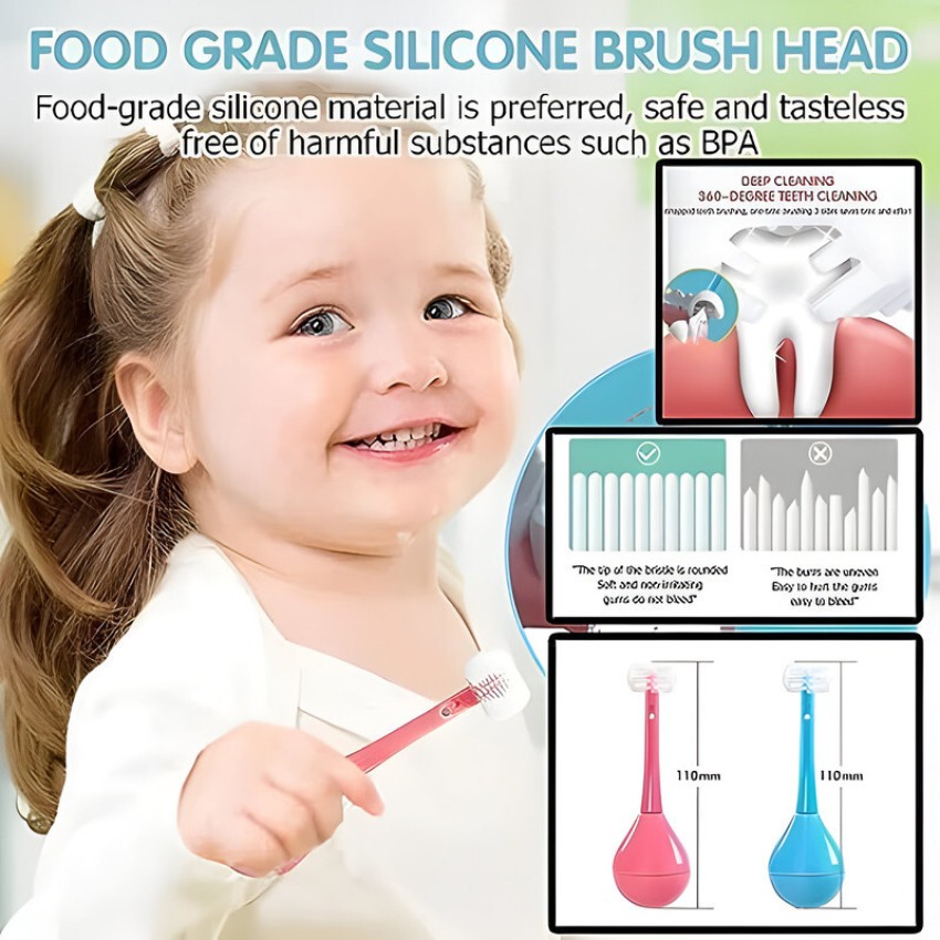 Silicone toothbrush best sale head