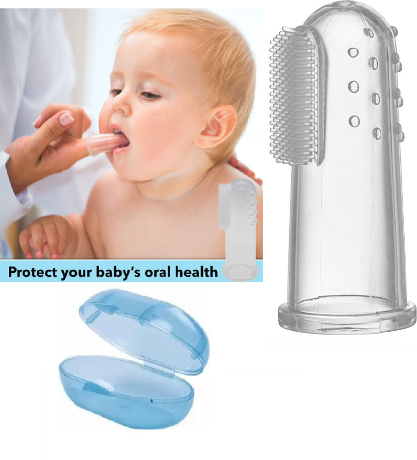 vin Baby Finger Tooth Brush with Holder Extra Soft Toothbrush