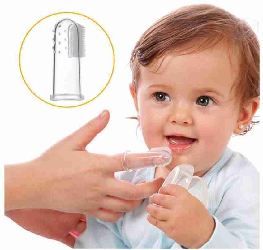 Baby teeth best sale finger brush