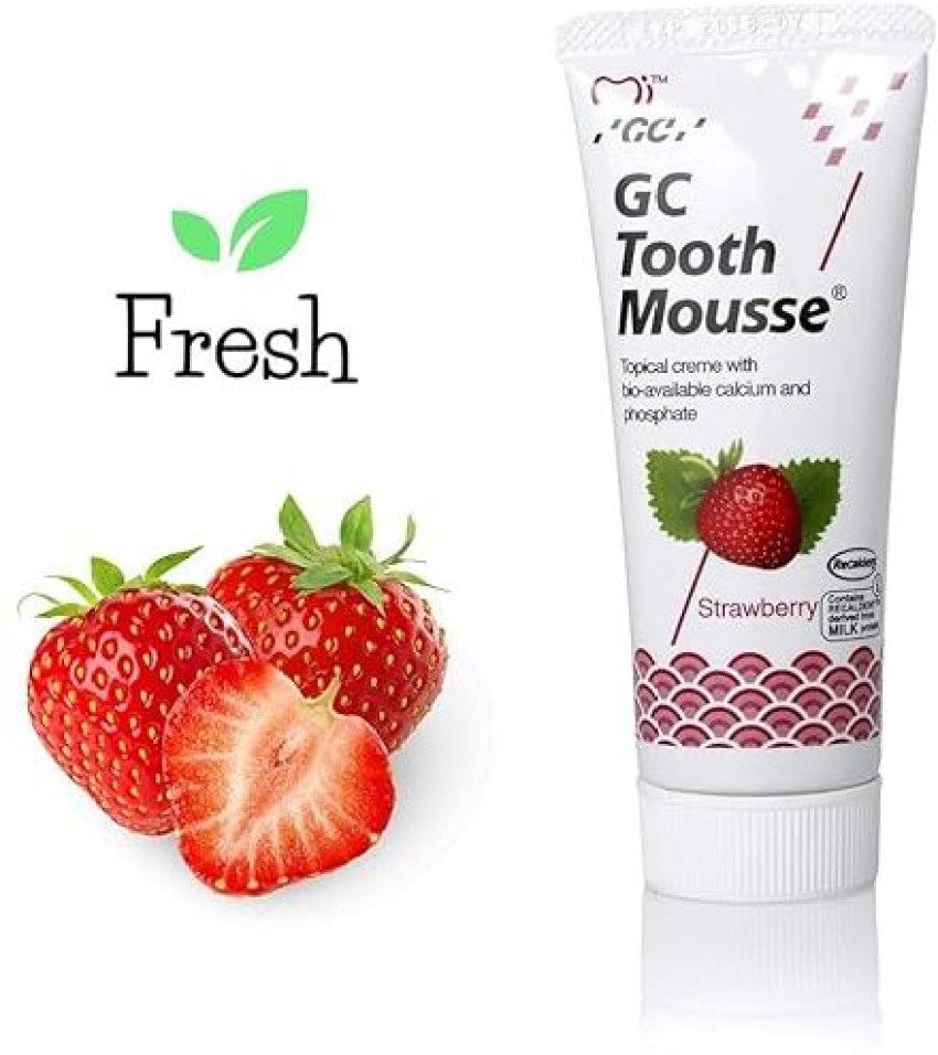 GC Tooth Mousse Tooth Mousse (Strawberry) Toothpaste - Buy Baby Care  Products in India