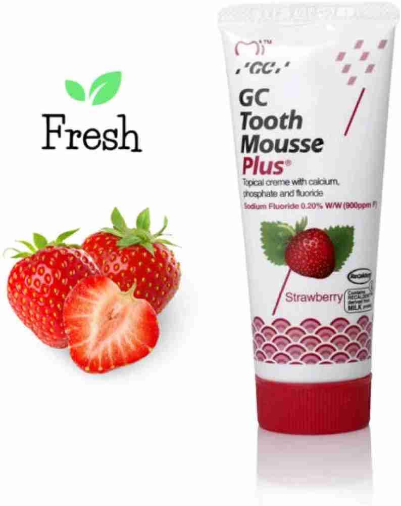 GC Tooth Mousse Tooth Mousse Plus Strawberry 40g/35ml Toothpaste - Buy Baby  Care Products in India