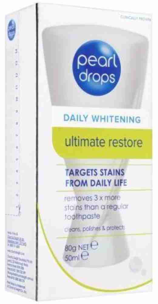 Pearl Drops Daily Whitening Ultimate Restore Toothpaste Imported Toothpaste  - Buy Baby Care Products in India