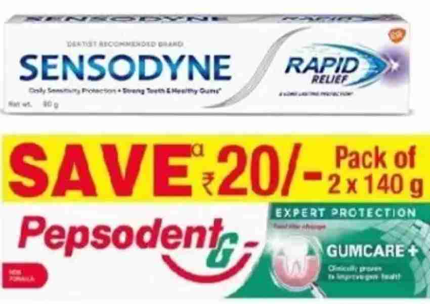 PEPSODENT RAPID RELIEF + GUMCARE Toothpaste - Buy Baby Care Products in  India