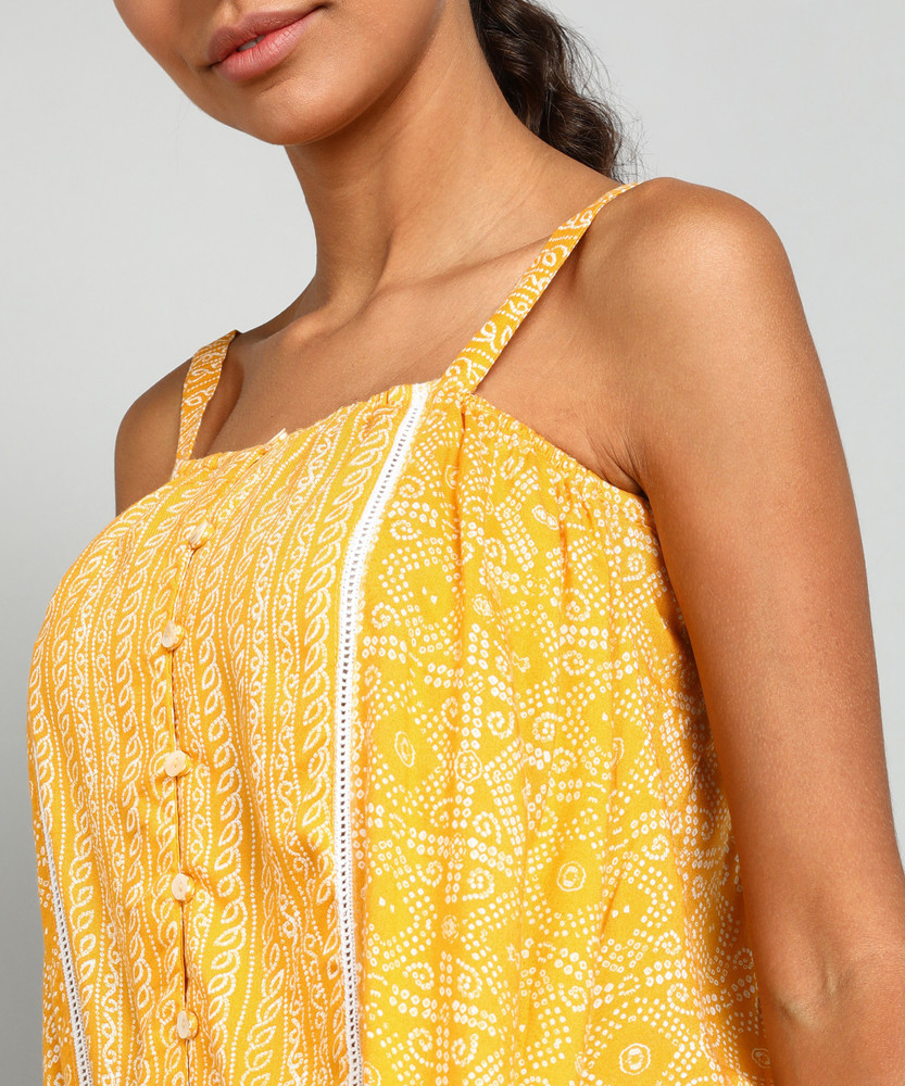 global desi yellow top