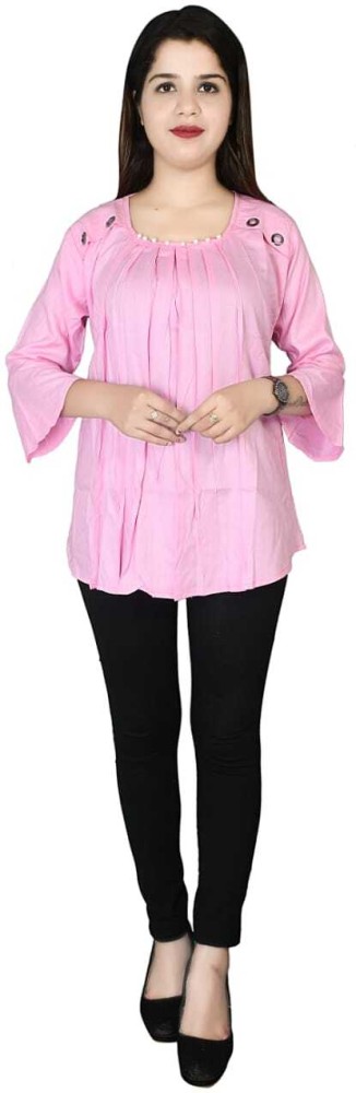 Floral Chiffon Tops for Women in three size M L XL in  Fatehpur-Uttar-Pradesh at best price by Jovshil Jeans - Justdial