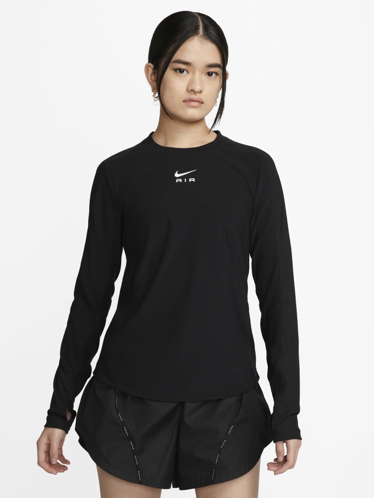 Nike black long store sleeve shirt womens