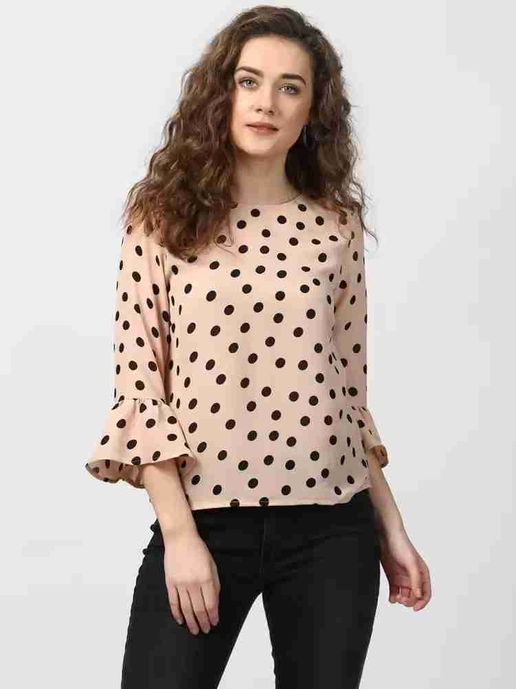 Polka dots tops flipkart sale