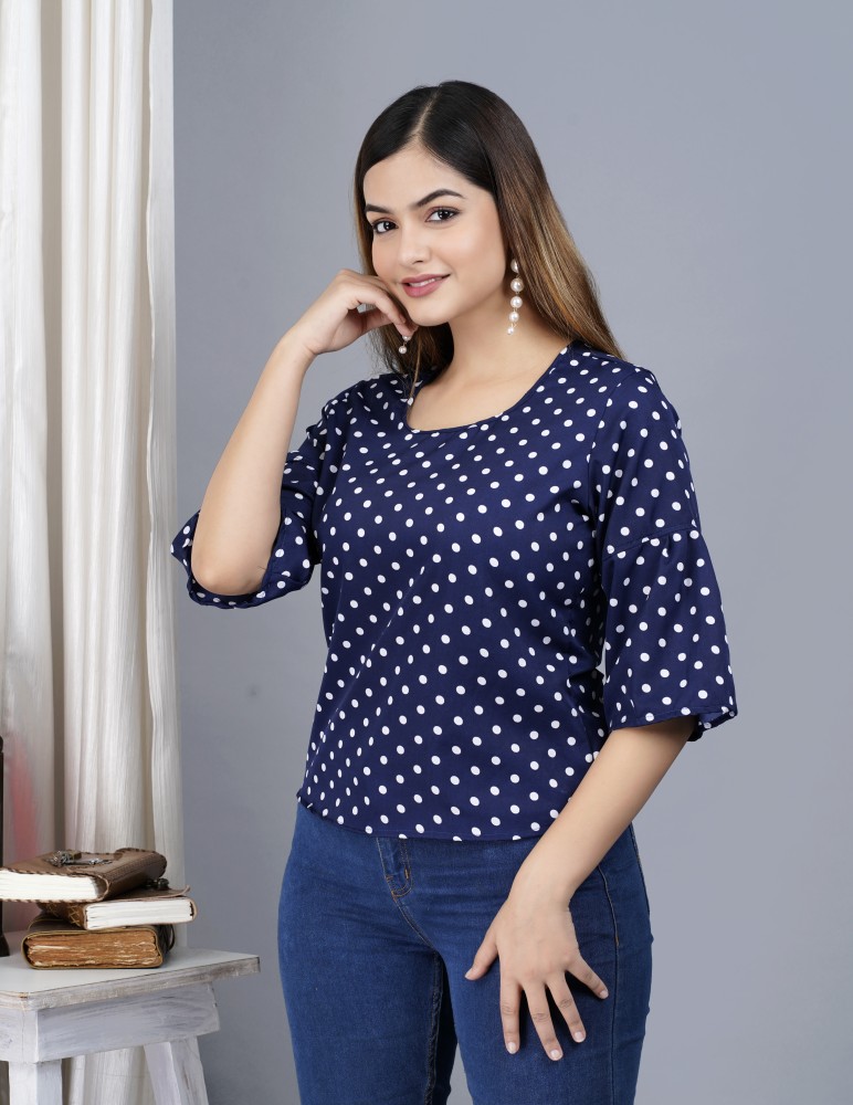 polka dots tops flipkart