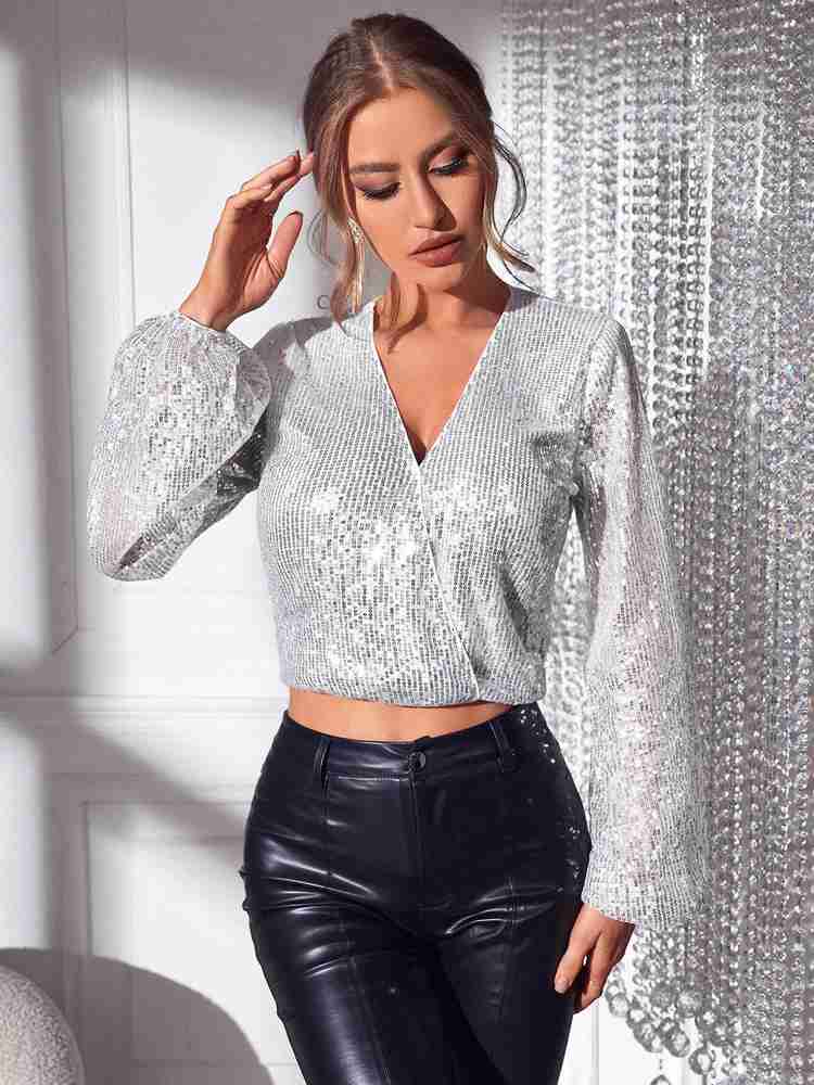 Party wear shop top flipkart