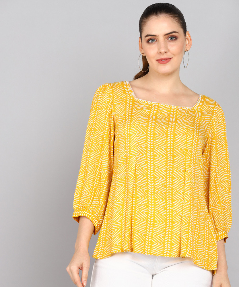 global desi yellow top