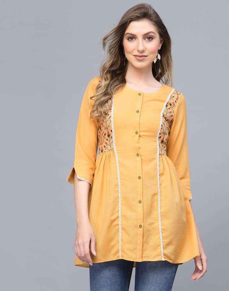 Buy Yellow Tops for Women by ELLE Online