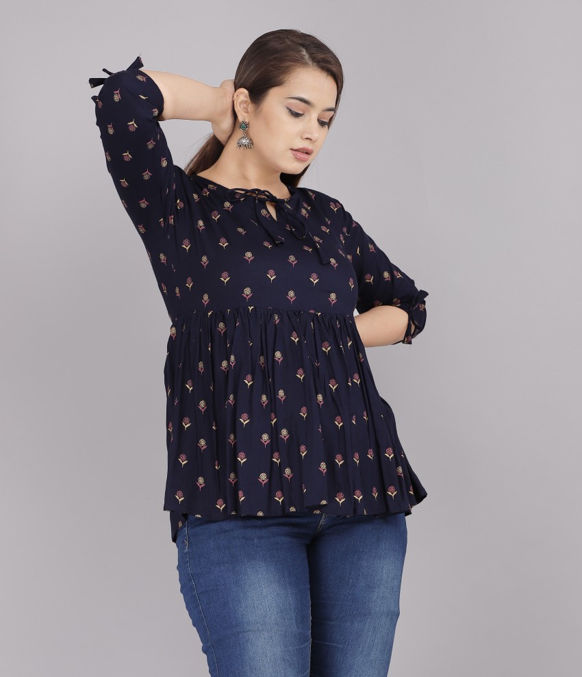 Tops for jeans hot sale fashion flipkart