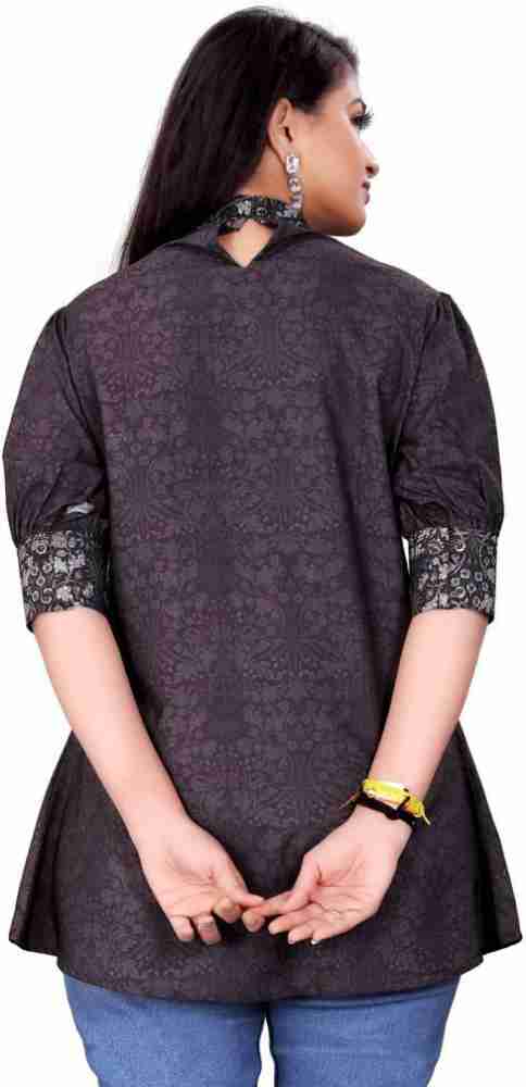 Superstyle Casual Printed Women Brown Top - Buy Superstyle Casual Printed  Women Brown Top Online at Best Prices in India