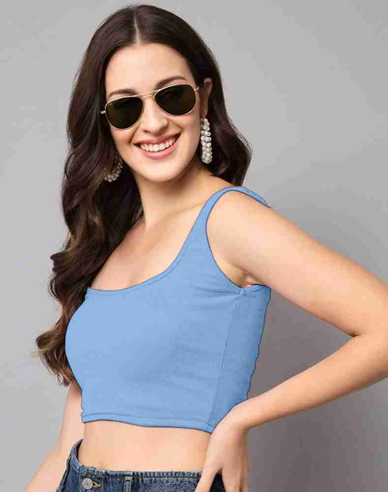 Light blue workout on sale top