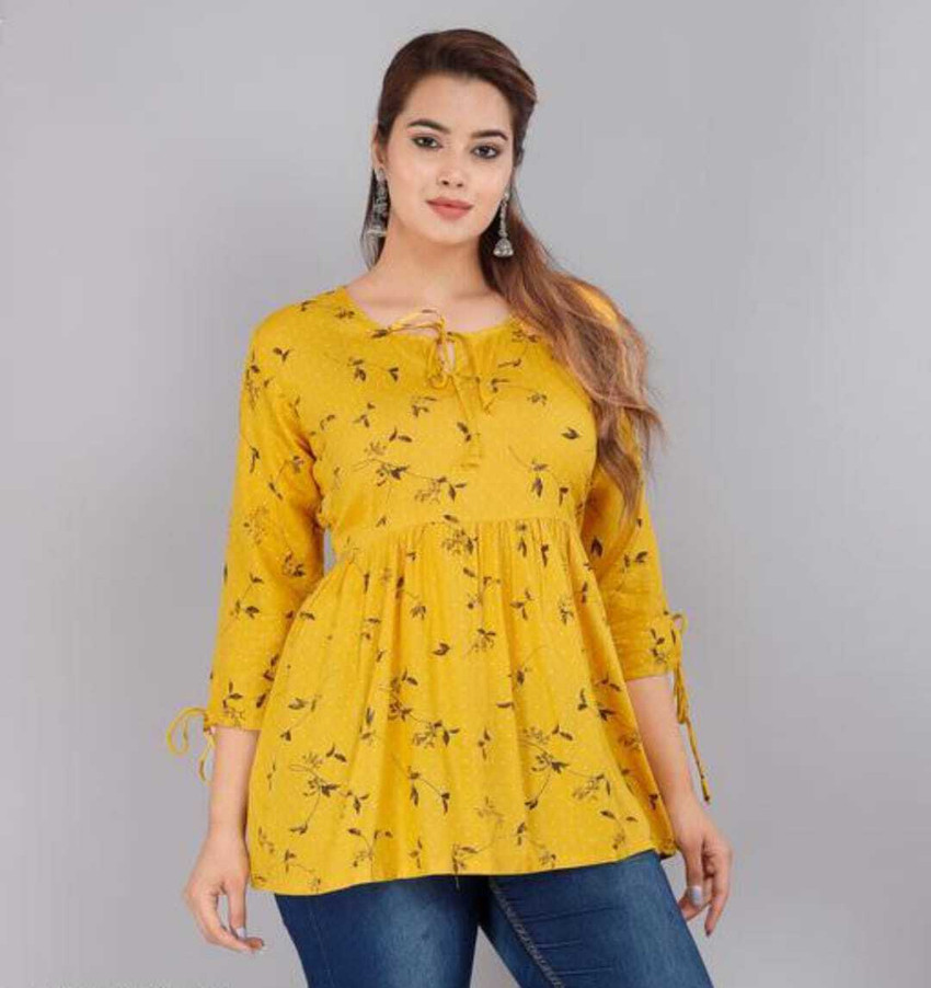 Yellow top on sale with jeans