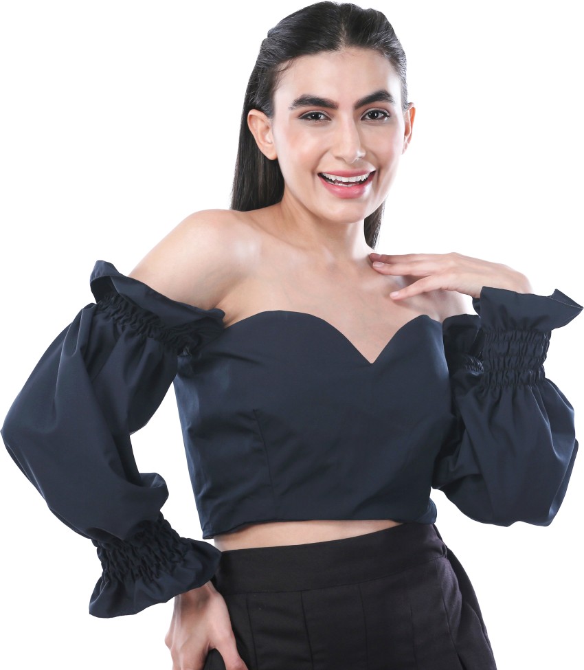 Flipkart off shoulder discount tops