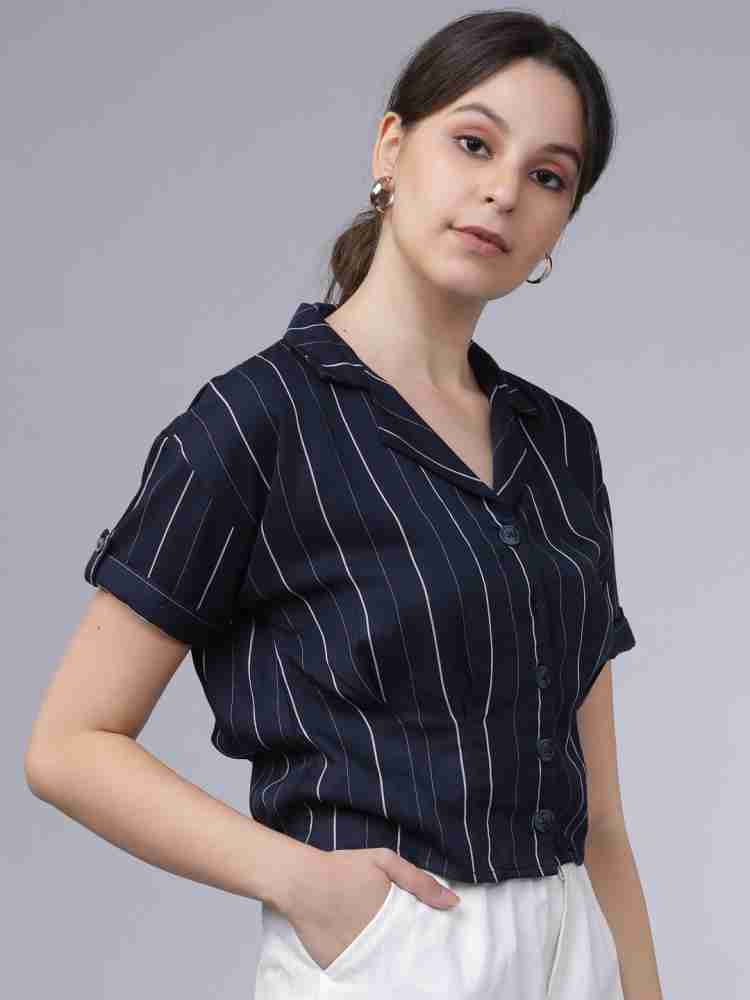 Women's Bamboo Short Sleeve Top- Simple Stripe – The Tot