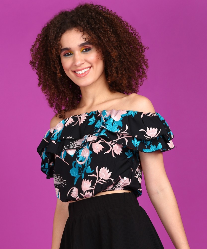 Ruffled wing top online on sale