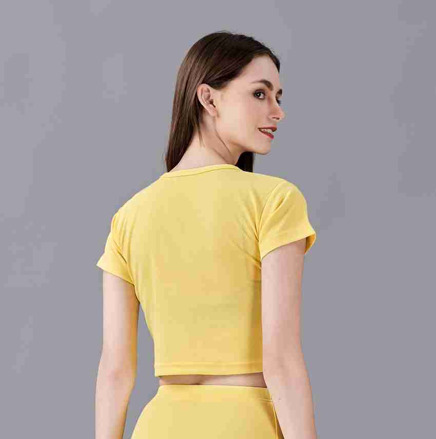 Pale yellow top for ladies store