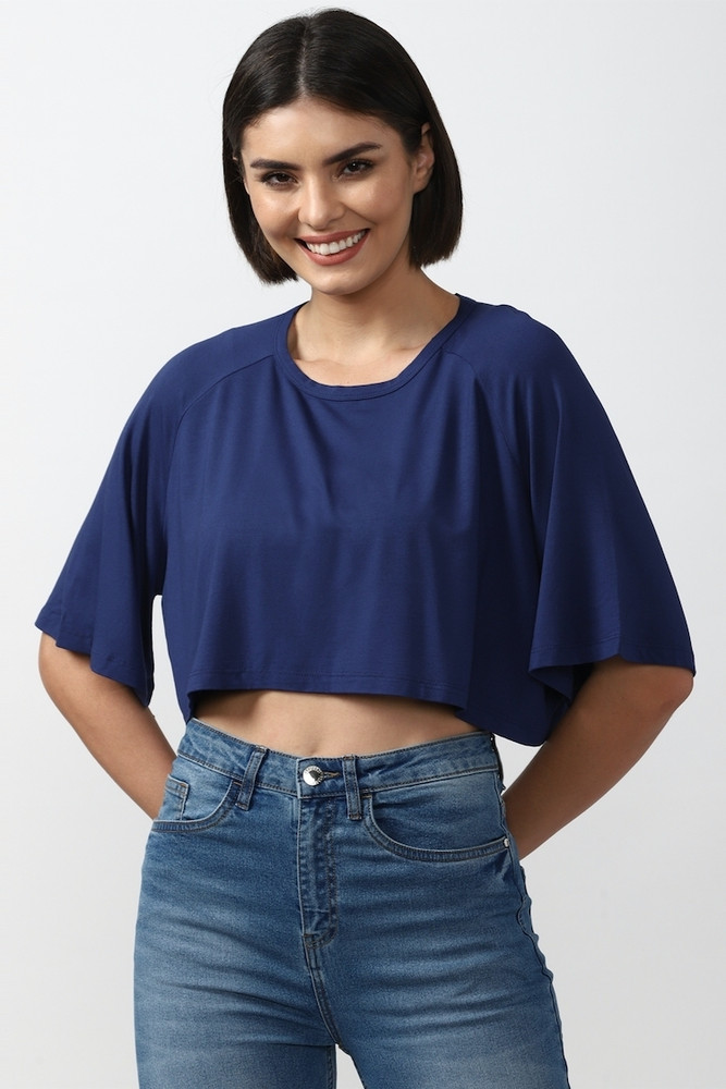 forever 21 blue top