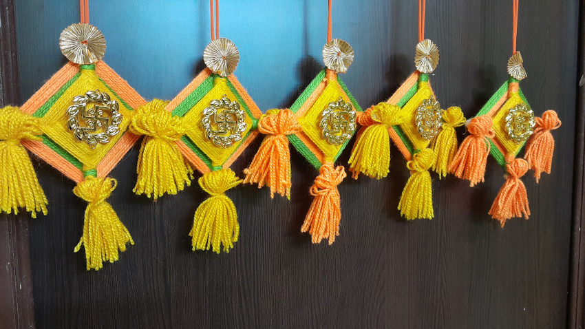 POMP AND SHOW Kite Hangings Toran Diwali Haldi Mehndi Mandir