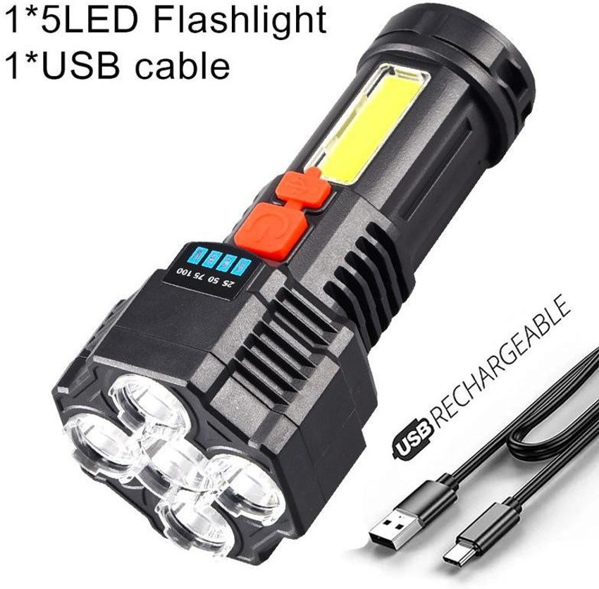 Cob light deals flashlight usb charger