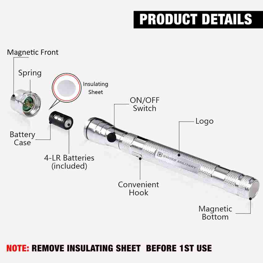 Swiss shop military torch