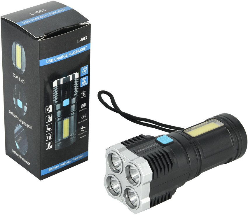 MZ LS03 USB CHARGE FLASHLIGHT 5V USB Torch COB Light Torch