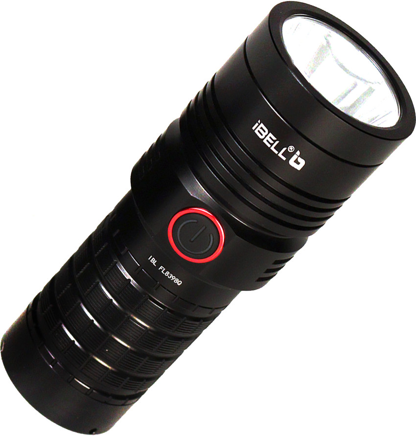 iBELL FL8398Q High Powered LED Flashlight Torch Water Resistant
