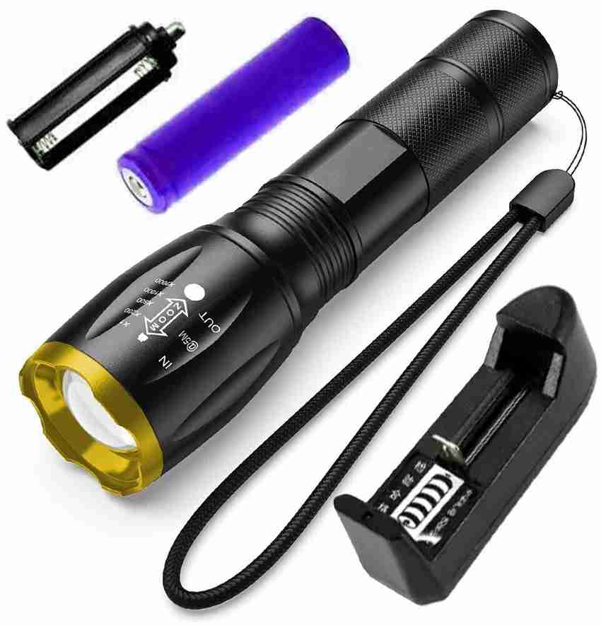 SMALL-SUN Waterproof Small Sun Powerful Rechargeable 5 Mode Torch  