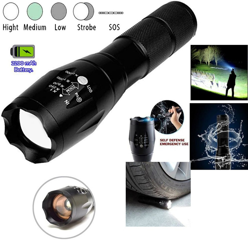 ssmall sun Small waterproof powerful 5 mode bright LED flashlight