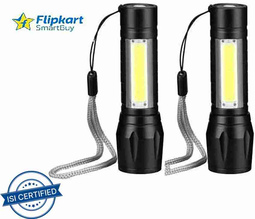 Flipkart SmartBuy pack of 2 USB Rechargeable Torchlight Super