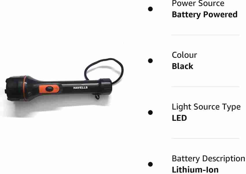 HAVELLS LHEXAUPGBNNK003 Torch Price in India Buy HAVELLS LHEXAUPGBNNK003 Torch online at Flipkart