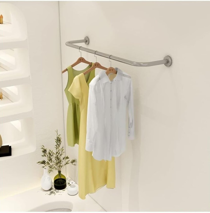 MTR Clothes Rack, Heavy Duty Detachable Wall Mounted Multi-Purpose Hanging (18  Inch) silver Towel Holder Price in India - Buy MTR Clothes Rack, Heavy Duty  Detachable Wall Mounted Multi-Purpose Hanging (18 Inch)