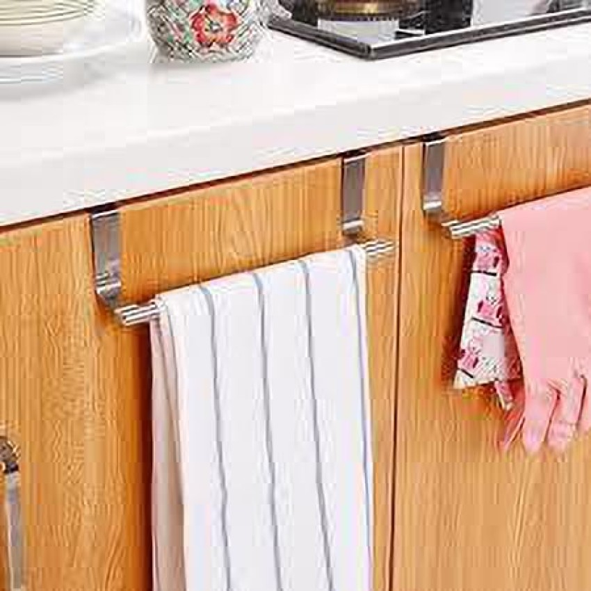 304 Stainless Steel Towel Hanger Rod, 24 Inch, Silver for Bathroom and  Kitchen