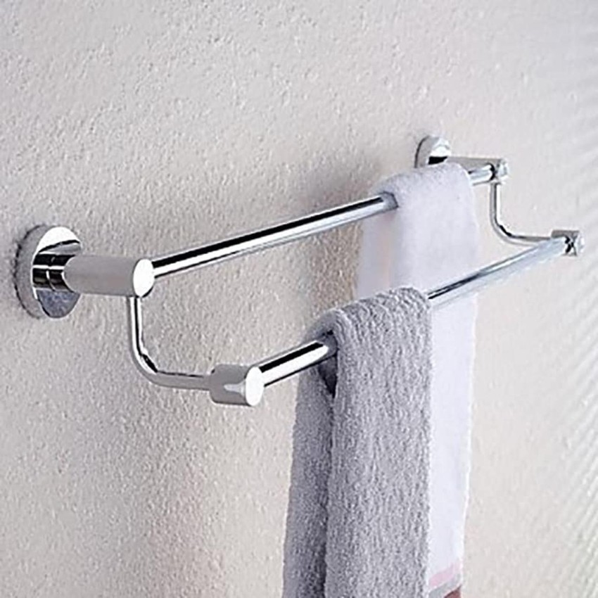 Plantex Stainless Steel Towel Rod/Towel Rack for Bathroom/Towel