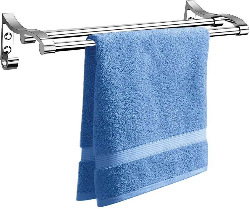 Garbnoire 1.5 FEET Stainless Steel Towel Rack WITH Towel Bar, Bathroom Towel  Rod Holder, Wall Mounted Hand Towel Rail for Kitchen and Washroom, Towel  Hanger, Towel Stand