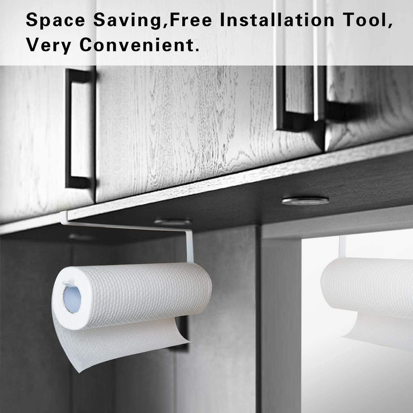 RIOMAX Paper Towel Hanger Paper Roll Holder Over The Door Kitchen Roll Holder WHITE Towel Holder Price in India Buy RIOMAX Paper Towel Hanger Paper Roll Holder Over The Door Kitchen