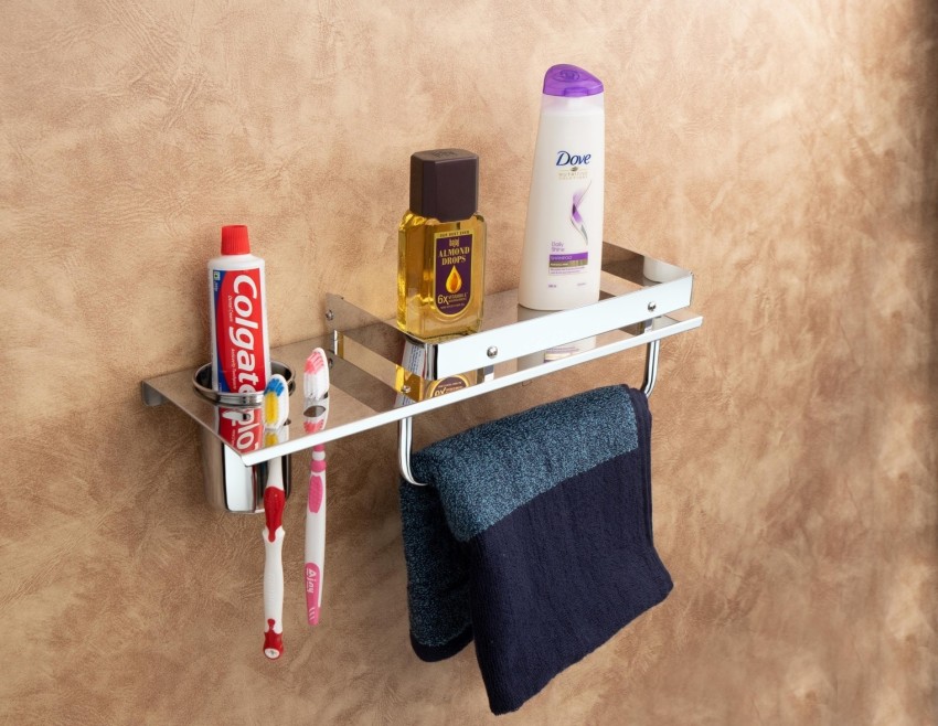 Frap Multi use Rack Stainless Steel Bathroom Shelf/Kitchen Shelf/Bathroom  Shelf and Rack/Bathroom Accessories Stainless Steel Wall Shelf Price in  India - Buy Frap Multi use Rack Stainless Steel Bathroom Shelf/Kitchen Shelf /Bathroom Shelf