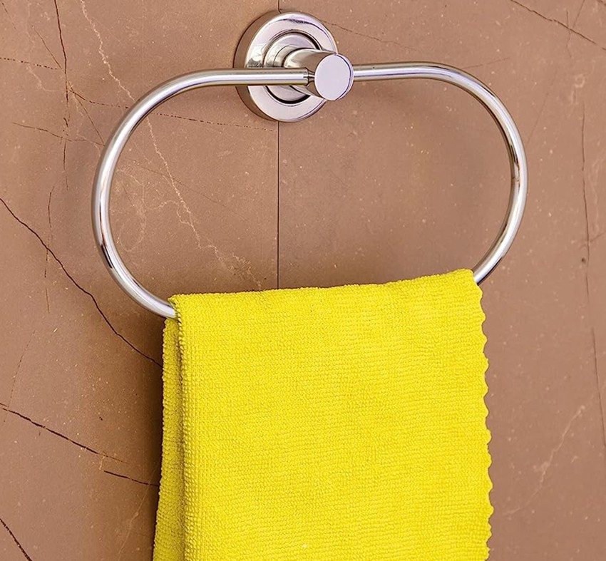 FORTUNE Stainless Steel Towel Ring/Napkin Ring/Modern Bath Towel Stand /  Towel Holder / Towel Hanger Silver Towel Holder